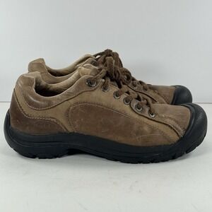 KEEN Briggs II Two Tone Brown Leather Anti-Slip‎ Hiking Shoe Women's Size 8